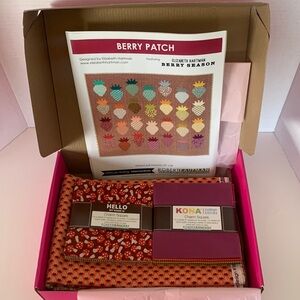 Discontinued Strawberry Quilt Cake Kit Elizabeth Hartman Berry Season R. Kaufman